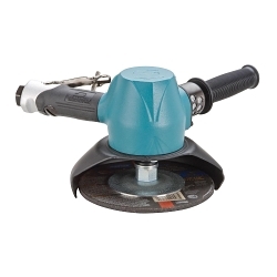 Dynabrade® 53234 Type 27 Gearless Vertical Depressed Center Wheel Grinder, 7 in Dia Wheel, 5/8-11 Male Arbor/Shank, 2 hp, 87 scfm Air Flow, 90 psi