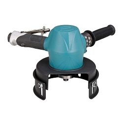 Dynabrade® 53243 Type 11 Gearless Vertical Depressed Center Wheel Grinder, 6 in Dia Wheel, 5/8-11 Male Arbor/Shank, 3 hp, 89 scfm Air Flow, 90 psi