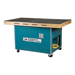 Dynabrade® 63209 Sanding Downdraft Table, 60 in L x 33 in W Table, 1 hp Power Rating, 460 V AC, 3000 cfm Air Flow, 1 micron Filter