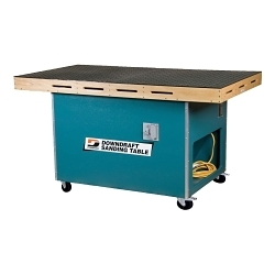 Dynabrade® 64206 Standard Duty Downdraft Sanding Table, 1 hp Power Rating, 230 V, 3000 cfm Air Flow, 1 um Filter