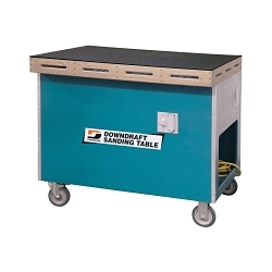 Dynabrade® 64208 Sanding Downdraft Table, 41 in L x 33 in W Table, 1 hp Power Rating, 230 V AC, 3000 cfm Air Flow, 1 micron Filter