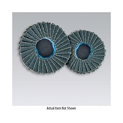 Dynabrade® 77769 Better Tier Coated Flap Discs, 5 in Dia Disc, 7/8 in Center Hole, 80 Grit, Medium Grade, Zirconia Alumina Abrasive, Type 27 Disc