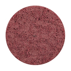 Dynabrade® 78127 Locking Non-Woven Abrasive Quick-Change Disc, 3 in Dia Disc, Medium Grade, Aluminum Oxide Abrasive, Locking/Type R Attachment