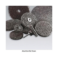 Dynabrade® 78381 Buffing Wheel, 6 in Dia Wheel, 1/2 in Center Hole, 1/2 in W Face, Very Coarse Grade, Silicon Carbide Abrasive