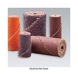 Dynabrade® 78587 Dynacut A/O Cartridge Roll, 1/4 in Dia x 2 in OAL, 1/8 in Dia Pilot Hole, 60 Grit, Aluminum Oxide Abrasive