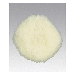 Dynabrade® 90028 Non-Vacuum Polishing Pad, 3 in OAD, Hook Face Attachment, Synthetic Wool Pad