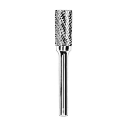 Dynabrade® 93338 Carbide Burr, No End Cut End, Cylindrical Head, 3/32 in Dia Head, 7/16 in L of Cut, Double Cut