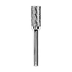 Dynabrade® 93339 Carbide Burr, No End Cut End, Cylindrical Head, 1/8 in Dia Head, 9/16 in L of Cut, Double Cut