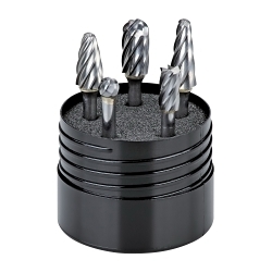 Dynabrade® DynaCut™ 94022 Burr Set, Double Cut, 5 Pieces