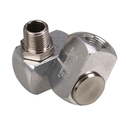 Dynabrade® 95461 Air Line Connector, 3/8 in NPT Connection, 26 to 45 scfm Flow Rate, Aluminum/Stainless Steel