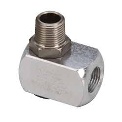 Dynabrade® 95591 Single Pivot Air Line Connector, 3/8 in NPT Connection, 26 to 45 scfm Flow Rate, Aluminum
