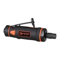 Dynabrade® Nitro™ DGS51 Straight Line Non-Vacuum Rotary Vane Die Grinder, 1/4 in Collet, 1/2 hp, 26 scfm Air Flow, 90 psig, 20000 rpm Speed
