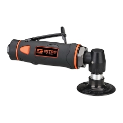 Dynabrade® Nitro™ DS53 Non-Vacuum Rotary Vane Disc Sander, 3 in Dia Disc, 1/4-20 Threaded Arbor/Shank, 1/2 hp, 26 scfm Air Flow, 90 psig
