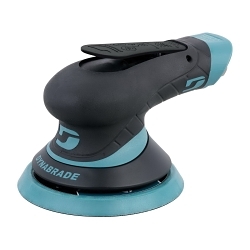 Dynabrade® Dynorbital® X52 Extreme Random Rotary Vane Orbital Sander, 5 in Dia, 19 scfm Air Flow, 90 psig, Non-Vacuum Orbit, 12000 rpm Speed Setting