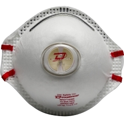 Dynamic™ 270-RPD714N95 Latex-Free Disposable Half Mask Respirator With Valve, Universal