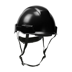 Dynamic™ 280-HP142R-11 280-HP142R Cap Style Non-Vented Short Brim Climbing Helmet, 6-5/8 Fits Mini Hat, 8 Fits Max Hat, ABS/Polycarbonate, 4-Point Quick Release Suspension, ANSI Electrical Class Rating: Class E