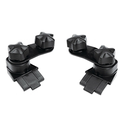 Dynamic™ EPHC01 Cap Lock Adapter Kit With Extension Pieces, For Use With Headgear, EPB101 Bracket, Welding Helmet and Hard Hat with Slot