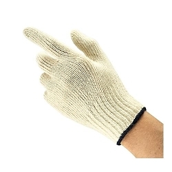 Edge® 242454 76-607 Heavy-Duty Gloves, 9, Polycotton Fabric, Off-White, 237 to 254 mm L