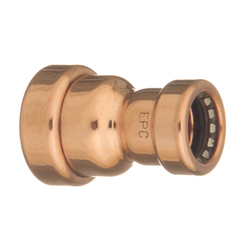EPC 10170715 901R Push Reducer Coupling, Coupling, 3/4 x 1/2 in Nominal, Solder End Style, Wrot Copper
