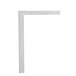 Empire® 1110 Tradesman Carpenter's Framing Square, 24 in L, 1/8 in Graduation, 22-1/2 in Tongue, Aluminum