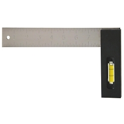 Empire® 120 Try Square, 8 in L, 1/16 in Graduation, 8 in Tongue, Polycast