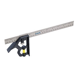 EmpireĀ® True BlueĀ® POLYCASTĀ® 220IM Combination Square, 12 in L x 5-1/4 in W, Stainless Steel Blade