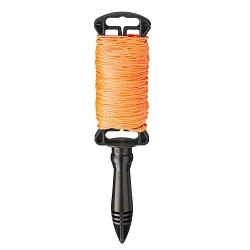 Empire® 39-250OR Braided Line With Reel, 0.06 in, 250 ft OAL, Nylon/Plastic