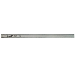 EmpireĀ® 4010 Heavy Duty Straight Edge Ruler, Graduations 1 mm, Aluminum, Silver