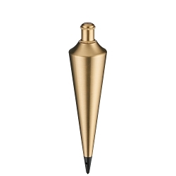 Empire® 924BR Plumb Bob, 24 oz, 8.69 in L, Brass, Lacquered