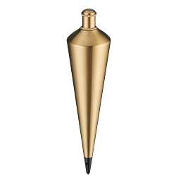 Empire® 932BR Plumb Bob, 32 oz, 7-1/2 in L, Brass, Lacquered