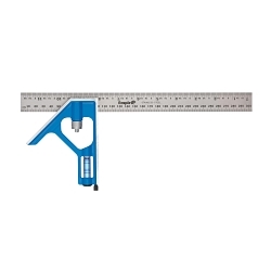 EmpireĀ® True BlueĀ® E250IM Professional Combination Square, 12 in L x 5-1/4 in W, Stainless Steel Blade