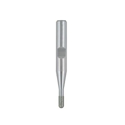Emuge 1717.100605 Wheel Brush With Nut, Ball Head, 1 mm Dia Head, 2 mm L of Cut, 47 mm OAL