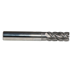 Cut & Form® 2507.008 Cut and Form 2507 Standard Length Square End Mill, 8 mm Dia Cutter, 19 mm Length of Cut, 3/6 Flutes, 8 mm Dia Shank, 63 mm OAL, Uncoated