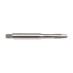 Emuge A0201000.0040 Rekord B-STEEL A0201000 Form B Reinforced Shank Short Length Spiral Point Tap, Right Hand Cutting, M4x0.7 Thread, Plug Chamfer, 3 Flutes, Uncoated, HSS-E
