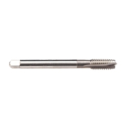 Emuge A0201000.0112 Rekord B-STEEL A0201000 Form B Reduced Shank Short Length Spiral Point Tap, Right Hand Cutting, M12x1.75 Thread, Plug Chamfer, 3 Flutes, Uncoated, HSS-E