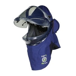 Enespro® ARC40H1 Lift Front Hood With Dual Fans, Universal, Navy, GORE® PYRAD®, 9.5 oz Fabric