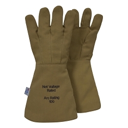 Enespro® G51KDQE18 Gloves, Universal, Multilayer DuPont™ Nomex®/Kevlar®, Resists: Flame, 100 cal/sq-cm Max Arc Flash Protection, ASTM F1506, CAT 4, CSA Z462, NFPA 70E, OSHA 1910.269
