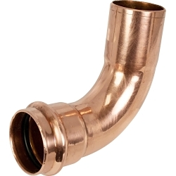 Apollo™ 10075074 ApolloPress Street Elbow, 1-1/2 in Nominal, FTG x Solder End Style, Copper