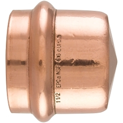 Apollo™ 10075174 ApolloPress Small Diameter Tube Cap, 1-1/2 in Nominal, Solder End Style, Copper