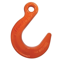CM® 12DEFH Foundry Hook, 15000 lb Load, 100 Grade, 1/2 in Trade, Eye Hook Opening