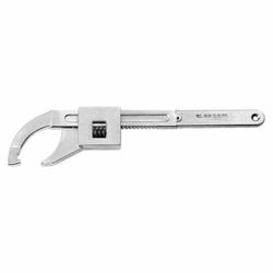 Facom® FA-115A.200 115A Series Adjustable Heavy Duty Precision Hook Spanner Wrench, 7-7/8 in Capacity, 14-3/8 in OAL, Federal GGG-W-665C, Alloy Steel, Satin