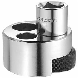 FacomĀ® 286A.PL External Heavy Duty Knurled Stud Extractor, Hex Drive, 1 in, 20 to 27 mm Extractor, 3/4 in Drill