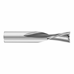 Fullerton 39140 3935 Single End Router, 3/8 in Dia Cutting, Square End, 2-1/2 in OAL, 1 in D Cutting, 3/8 in Dia Shank, Dura Carb