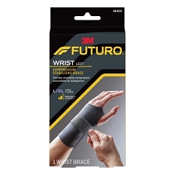 FUTURO™ 7100155733 Wrist Brace, L to XL, Black