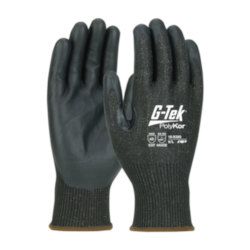 G-Tek® PolyKor® Xrystal® 16-X585/M Touchscreen Cut-Resistant Gloves, M, NeoFoam® Coating, PolyKor® Xrystal® Engineered Yarn/NeoFoam®, Knit Wrist Cuff, Resists: Abrasion, Chemical, Cut, Puncture, Tear, Ultraviolet and Water, Paired Hand