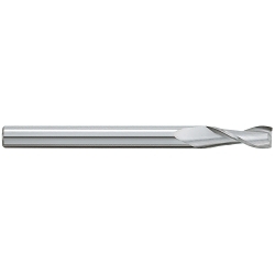GARR 41040 620M Center Cutting Extra Length Square End Standard Length End Mill, 3/16 in Dia Cutter, 1 in Length of Cut, 2 Flutes, 3/16 in Dia Shank, 3 in OAL, Uncoated
