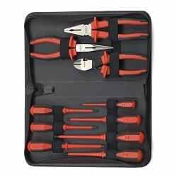 GEARWRENCH® 80062 Plier and Screwdriver Set, 10 Pieces, Black Oxide Tipped