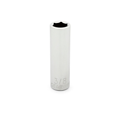 GEARWRENCH® 80121 Deep Length Socket, 1/4 in Square Drive, 3/8 in, 6 Points