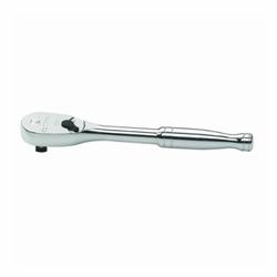 GEARWRENCH® 81011F Hand Ratchet, 1/4 in Drive, Teardrop Head, 5.13 in OAL, Steel, Polished Chrome, ASME B1007.10