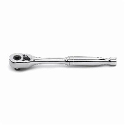 GEARWRENCH® 81218 Hand Ratchet, 3/8 in Drive, Teardrop Head, 7.87 in OAL, Polished Chrome, ASME B1007.10